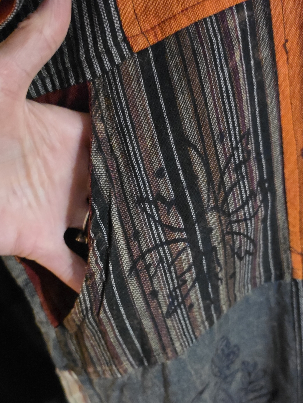 🍄NWT, BOHEMIAN PATCH OVERALLS BY " RISING INTERNATIONAL" 🍂 - Picture 11 of 17